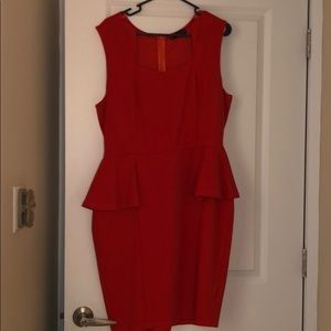 Peplum dress